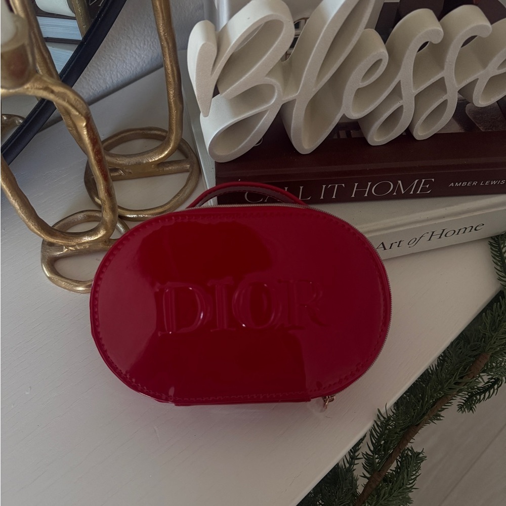 Dior Glossy Red Cosmetic Case - Picture 3 of 7